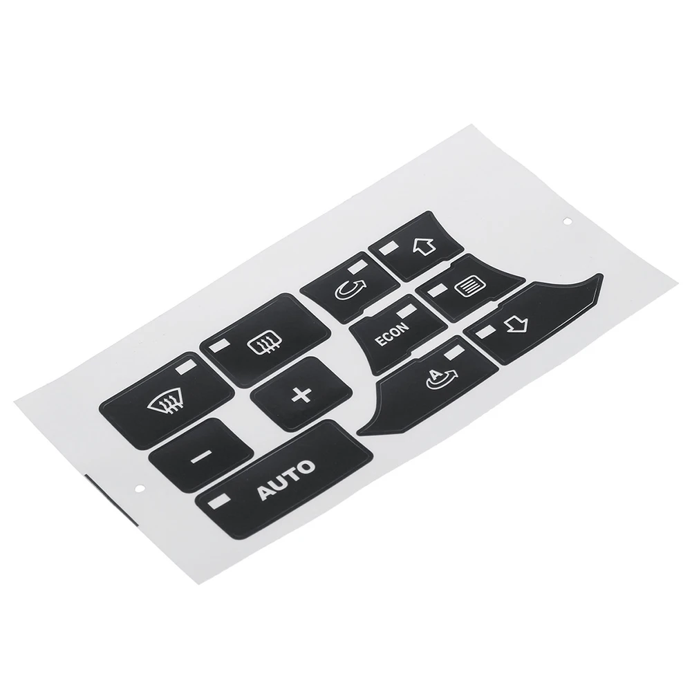 Cruscotto Dell'Auto Kit Di Riparazione Del Pulsante A/C Adesivi Dash Climate Control Switch Sticker Decalcomanie Per Audi A3 8P 2003-2012 Accessori Pe