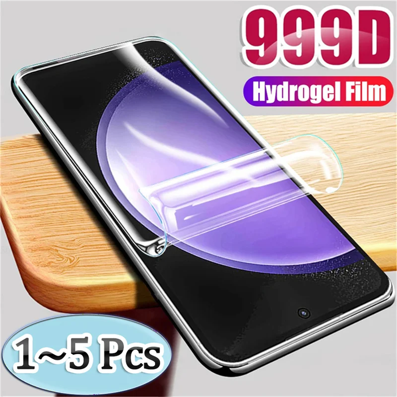 1~5 Pezzi, Pellicola Idrogel Per Samsung S23Fe Screen Protector S 23 Fe Pellicola Protettiva S23+ Samsung S23 Ultra Hydrogel Film S 23 Plus Samsung Ga