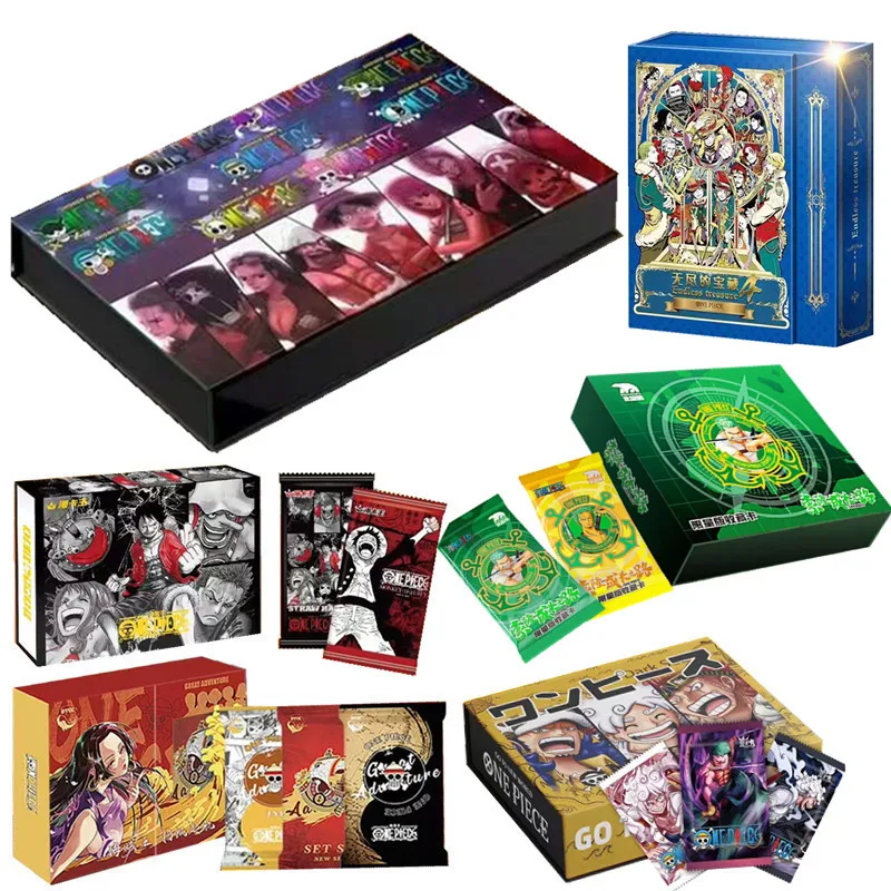 2023 Nuovo One Piece Global Collector Box Cards Booster Puzzle Red Rare Anime Carte Da Gioco