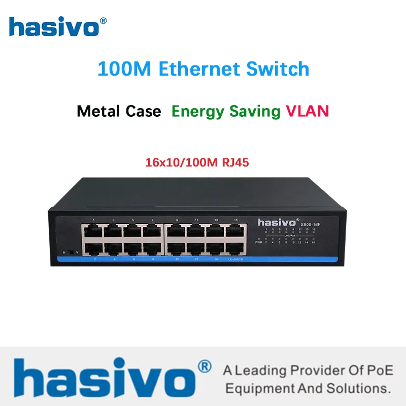 16 Port 10/100 M Switch Ethernet Switch Di Rete Lan Interruttore