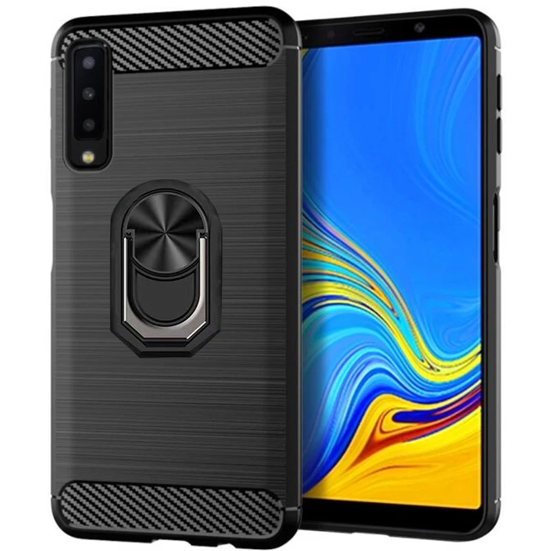 Custodia Morbida In Silicone Spazzolato Capa Per Samsung Galaxy A7 2018 Per Samsung Galaxy A7 2018