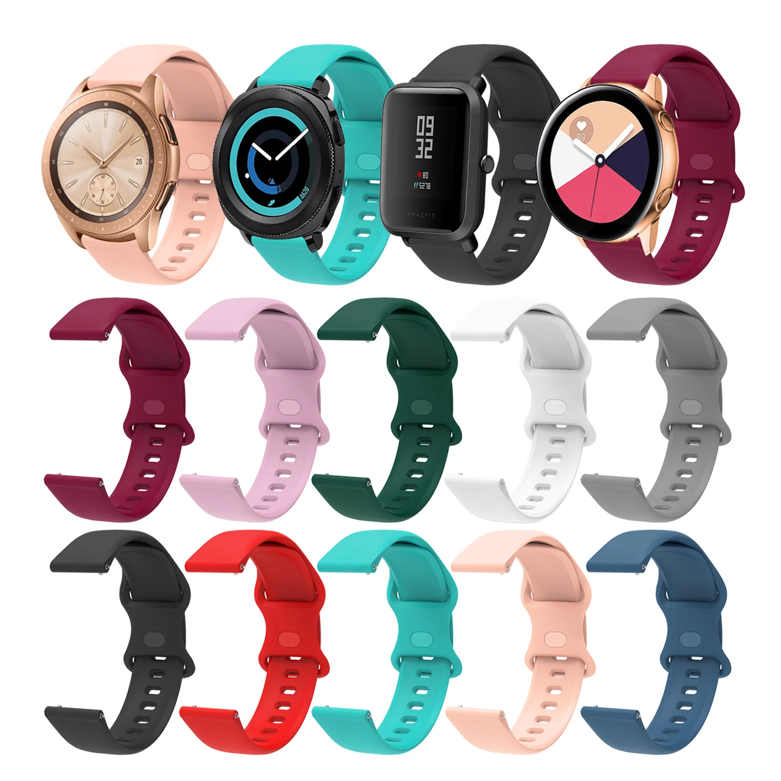 Cinturino In Silicone Per Ticwatch Pro 3 Ultra Gps / Gtx / E2 / S2 / Lte Bracciale Wirststrap Band Per Cintura Ticwatch Pro S X 2020