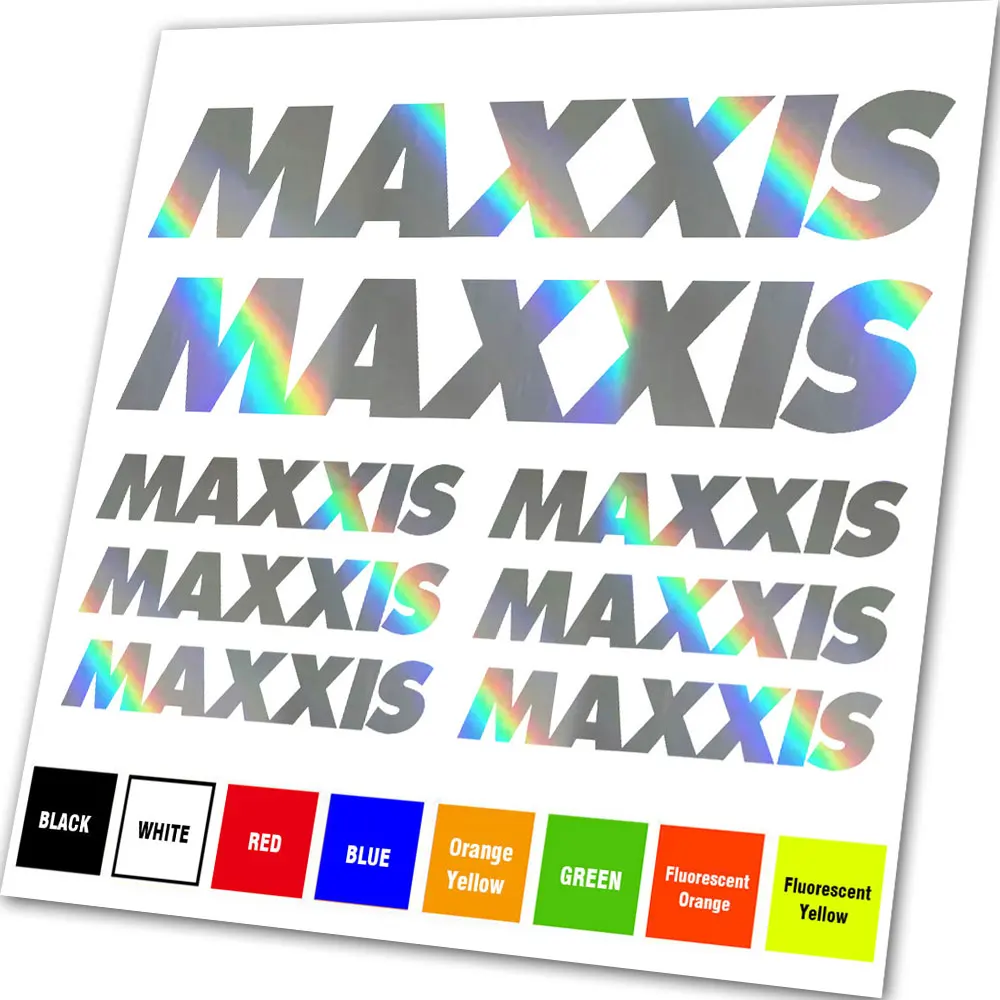 Per Maxxis Tire Moto Race Toolbox Car Bmx Bike Bicycle Frame Mtb Sponsor Sticker Decal