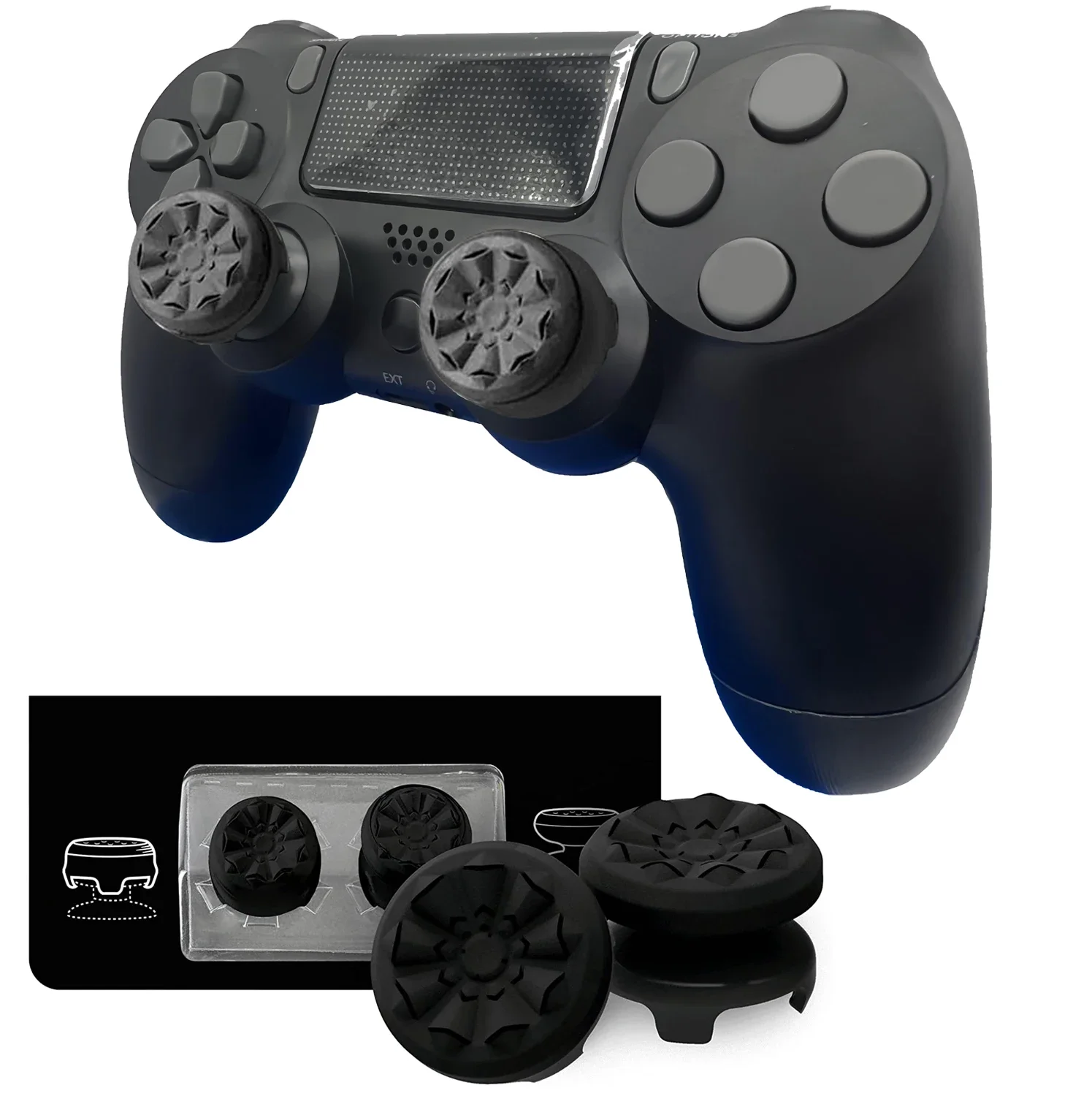 Zomtop Nero Per Playstation 4 (Ps4) E Playstation 5 (Ps5) |