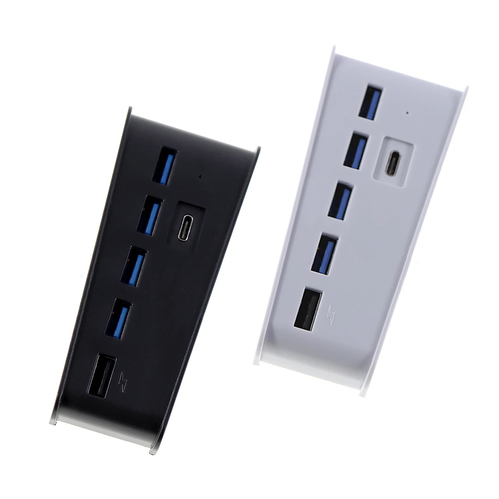 Hub Expander Splitter Usb 6 In 1 Per Playstation 5 Per Adattatore Expander Splitter Ps5 Con 5 Porte Super Speed