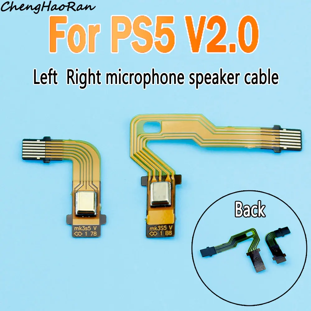 1 Set Per Ps5 V2.0 Flex Ribbon Cable Microfono Cable Altoparlante Amplificatore Playstation 5 Versione 2 Parti Di Ricambio