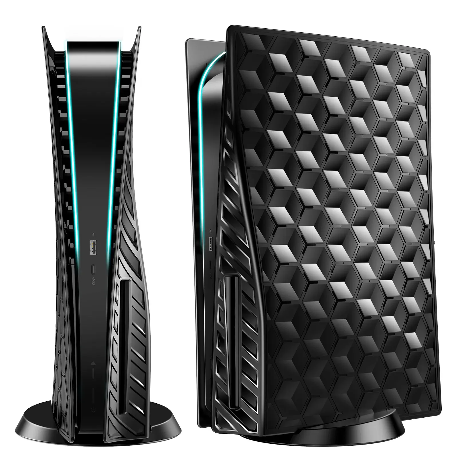 Per Sony Ps5 Disc Edition Cover Di Ricambio Cover Rigida Antiurto Playstation 5 Skin Shell Panels Custodia Antigraffio Per Console Ps5