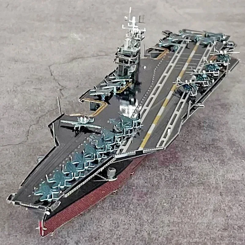 Colore Fai Da Te 3D Puzzle In Metallo America Uss Theodore Buffalo Aircraft Jigsaw Model Giocattoli Per Bambini Puzzle Box Adulti Assemblare Puzzle