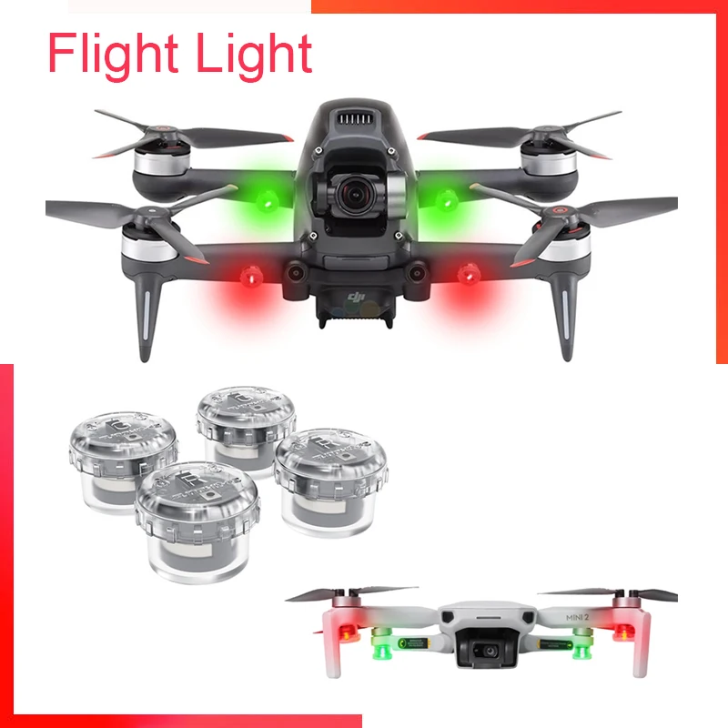Flash Strobe Flight Light Per Dji Avata Fpv Drone Accessori/Mavic Air 2 /Mavic Mini 2/Phantom Drone Lamp Night