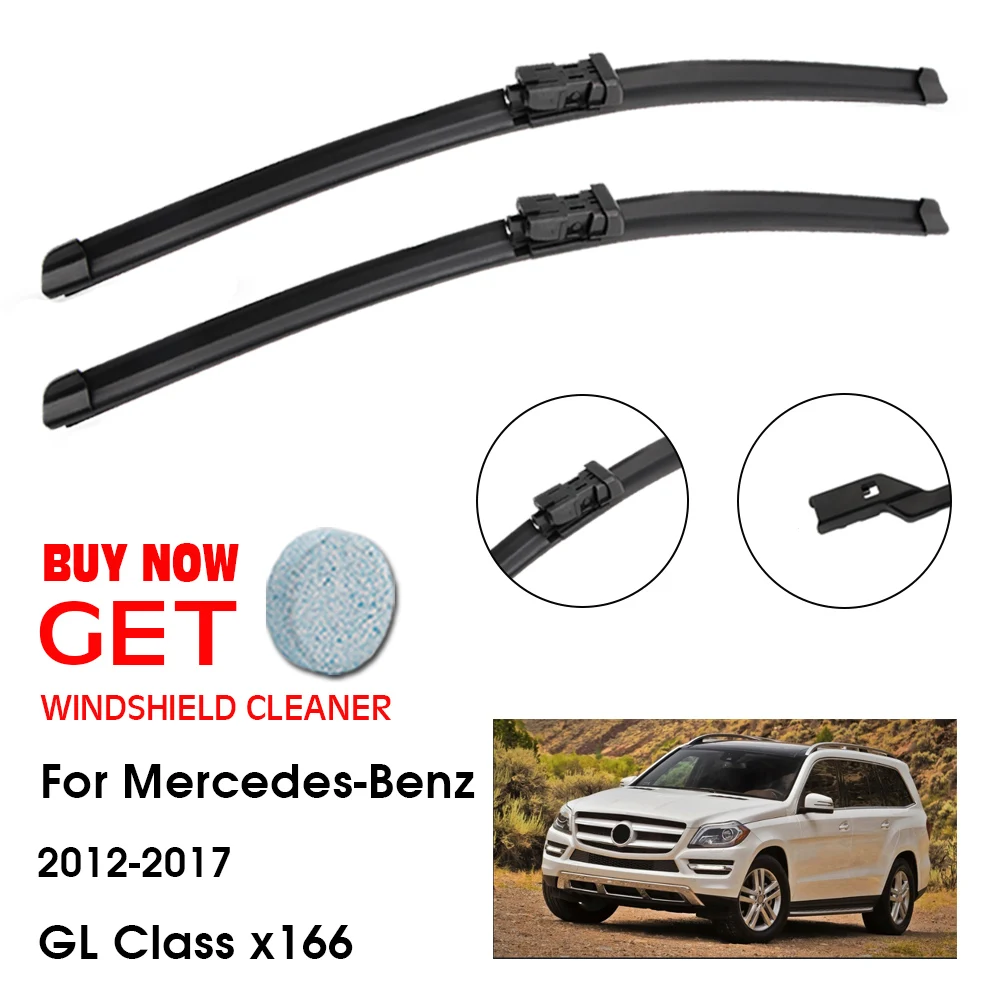 Car Wiper For Mercedes-Benz Gl Class X166 26"+22" 2012-2017 Front Window Washer Windscreen Windshield Wipers Blades Accessories