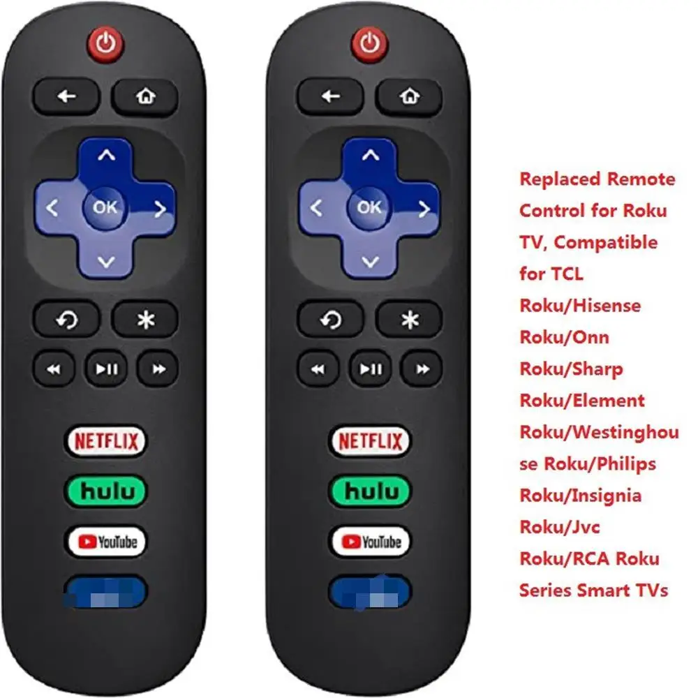 Telecomando Universale Smart Home Per Tcl Roku Tv Hisense Tv Compatibilità Segnale Telecomando Multifunzionale