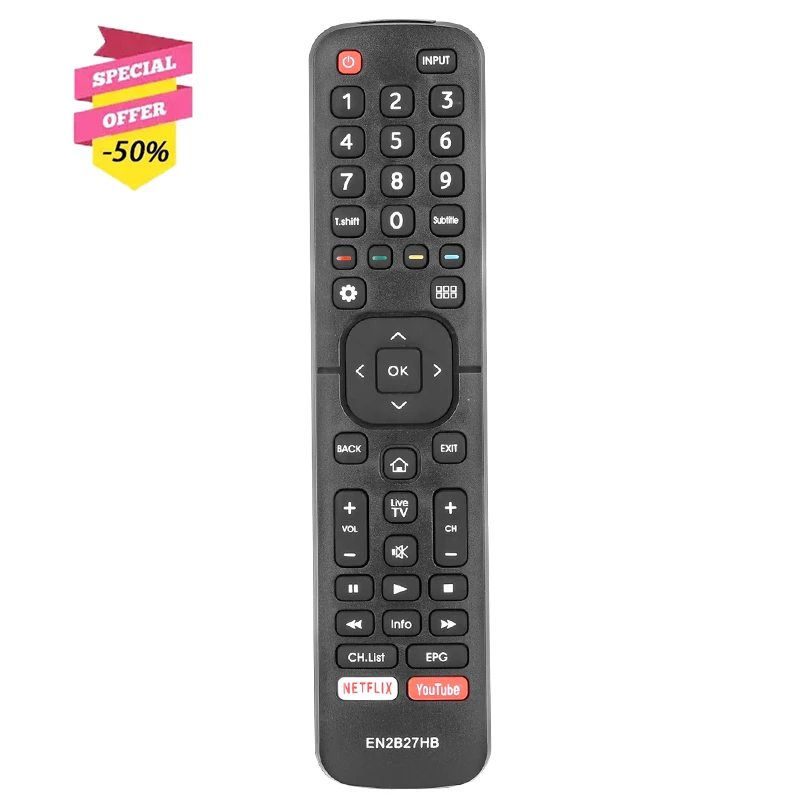 En2B27Hb Telecomando Per Hisense Tv Muslimatexmuslimb Muslimatexmuslimb 43 N3000Uw 50 N3000Uw 55 N3000Uw