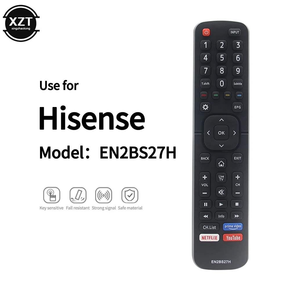 Telecomando Universale En2Bs27H Per Hisense Smart Led Tv 50 R5 55 R5 58 R5 65 R5
