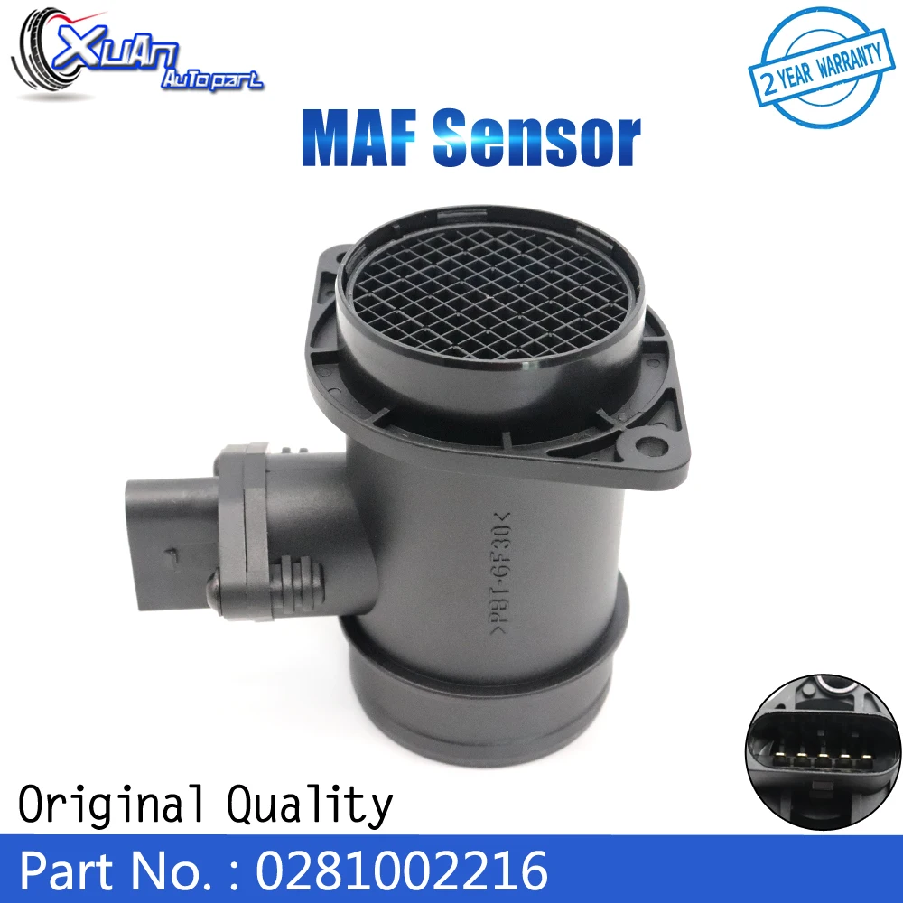 Xuan Maf Mass Air Flow Meter Sensor 0281002216 Per Audi A4 A6 B5 C5 1.9 Tdi Quattro Seat Cordoba Ibiza 1995-2005 0986284011