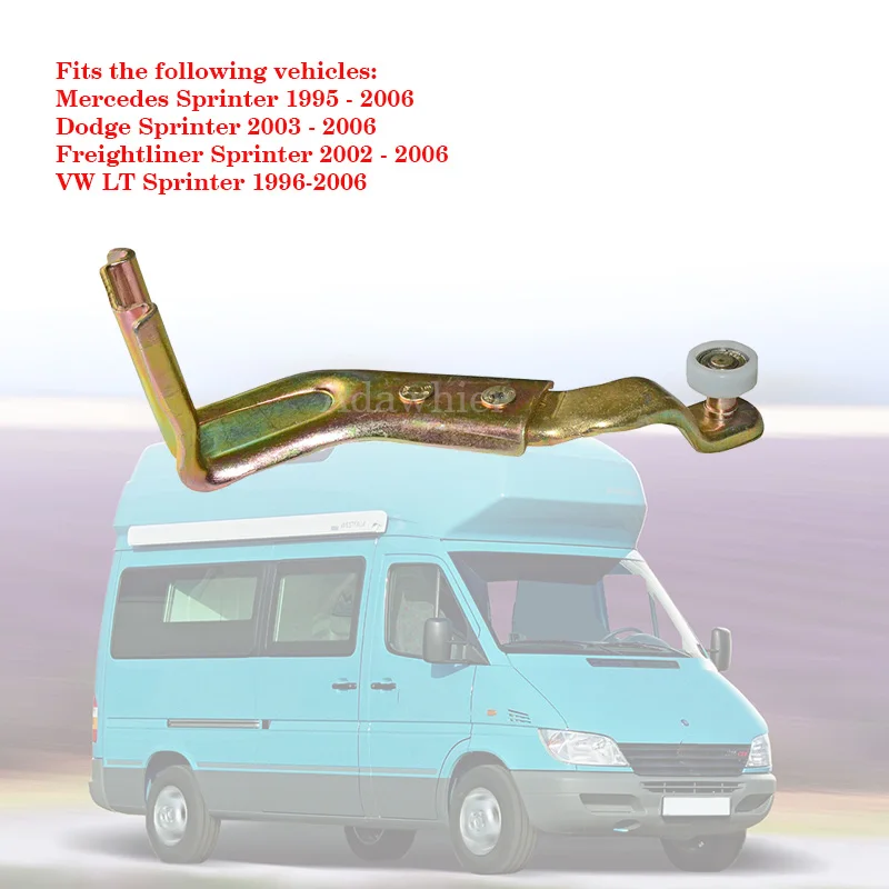 Guida Rullo Porta Scorrevole Per Mercedes Sprinter Vw Lt Sprinter Dodge Sprinter 1995-2006 Cerniera Inferiore Destra 9017600128