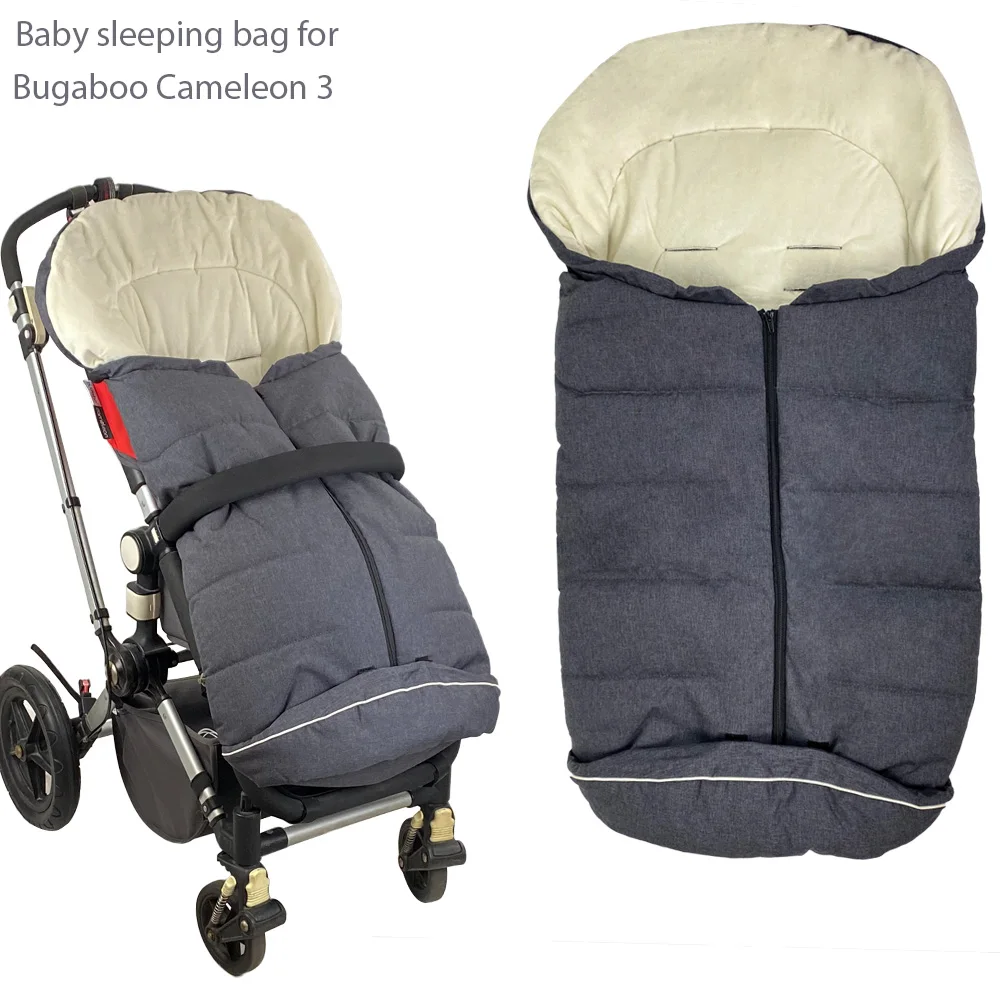 Passeggino Sacchi A Pelo Sacco A Pelo Per Bugaboo Cameleon 3 Inverno Spesso Caldo Coprigambe Calzino Accessori Passeggino