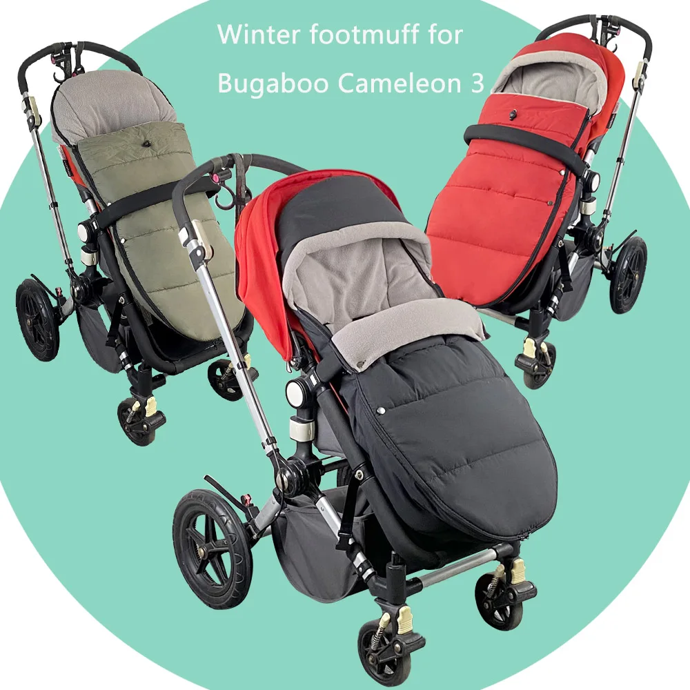 Passeggino Sacco A Pelo Copertura Antivento Per Bugaboo Cameleon 3 Cerniera Bilaterale Calzino Caldo Calzino Accessori Passeggino