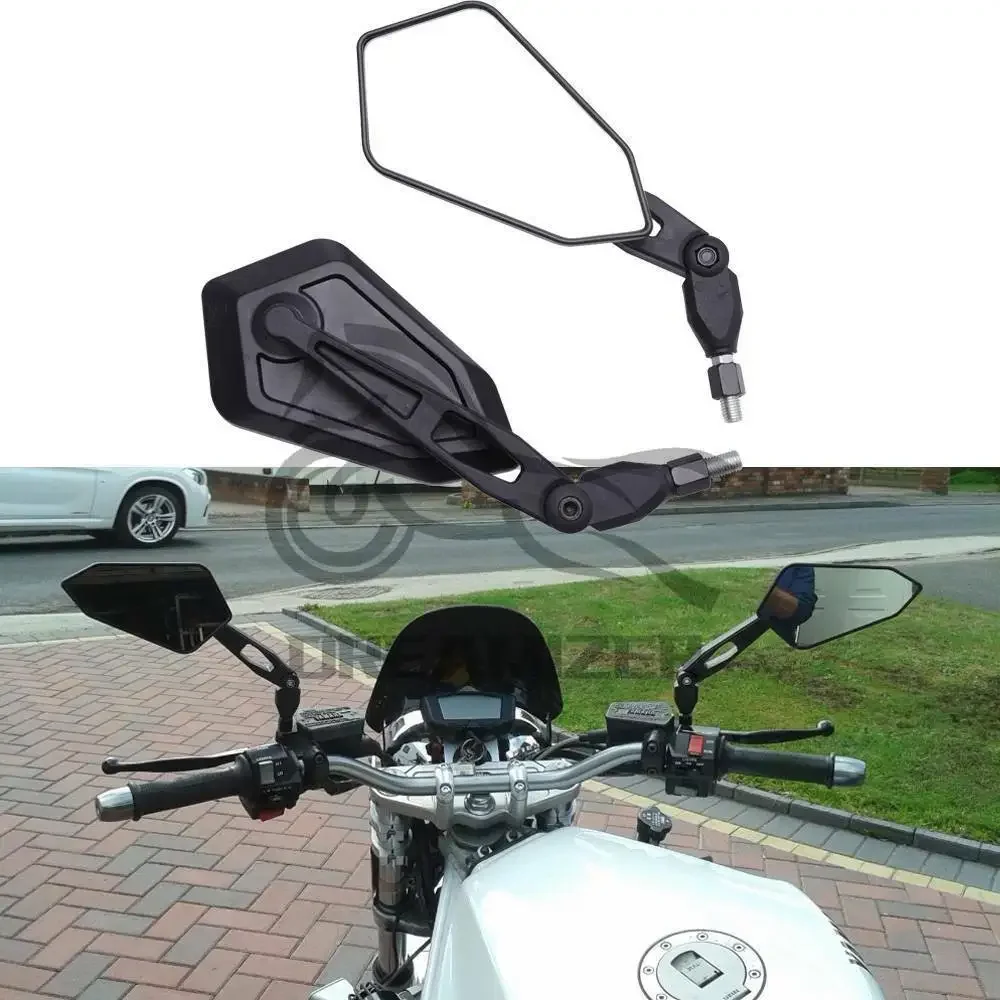 Specchietto Retrovisore Moto Per Spiegel Paar Honda Yamaha Kawasaki Maverick Booster M10 Enduro Ktm Suzuki