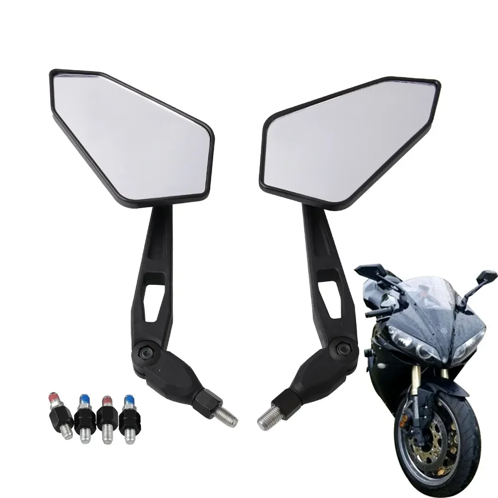 Coppia Specchietto Retrovisore Moto Per Spiegel Paar Honda Yamaha Kawasaki Maverick Booster M10 Enduro Ktm Suzuki