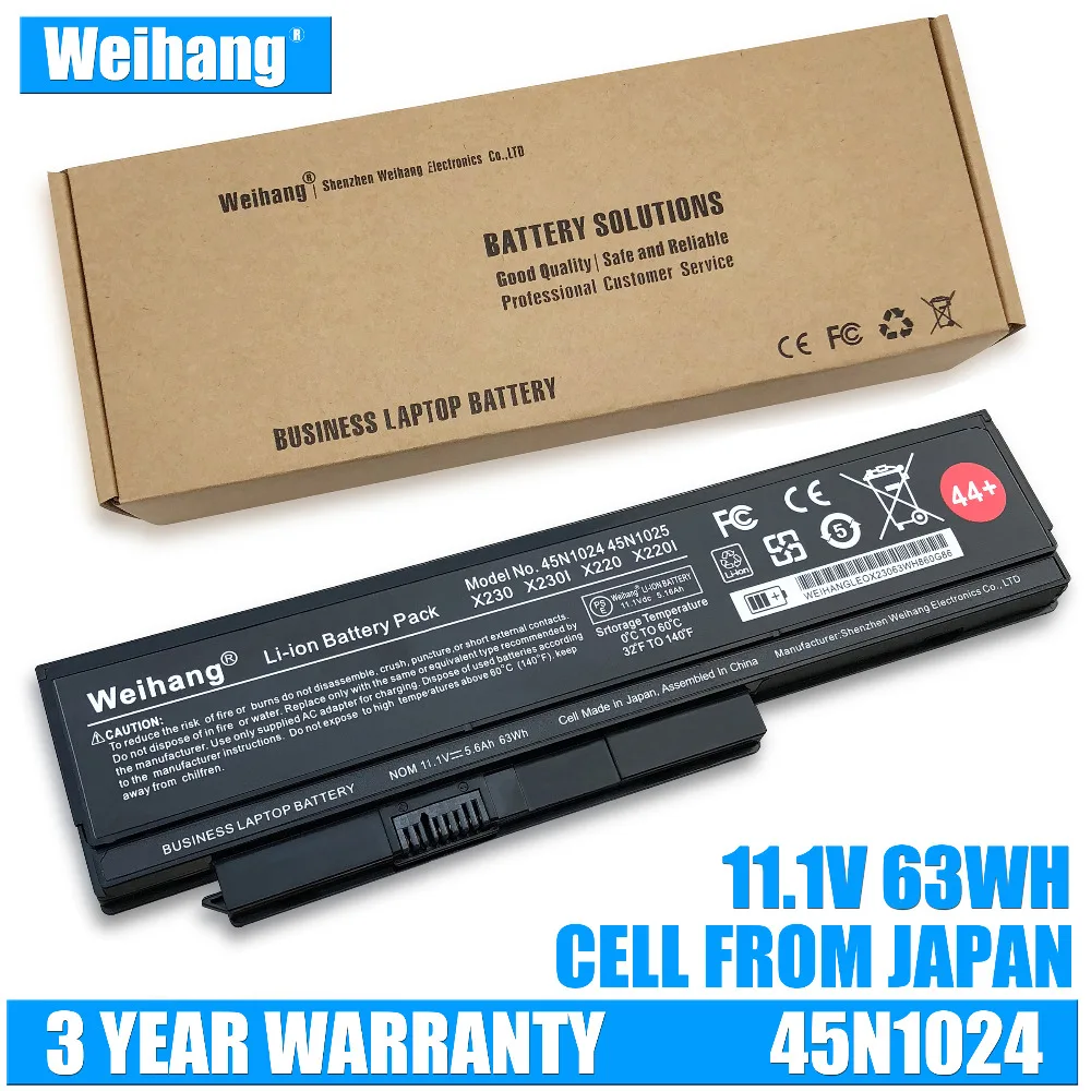Weihang Nuova Batteria Per Lenovo Thinkpad X230 X230I X220 X220I X220S 45 N1024 45 N1022 45 N1025 45 N1029 45 N1033