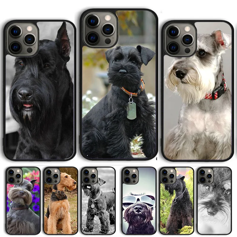 Simpatica Custodia Per Telefono Per Cani Airedale Terrier Per Iphone 15 14 13 12 Pro Max Mini 11 Pro Max Xs Xr 6S 7 8 Plus Se 2020 Coque Shell