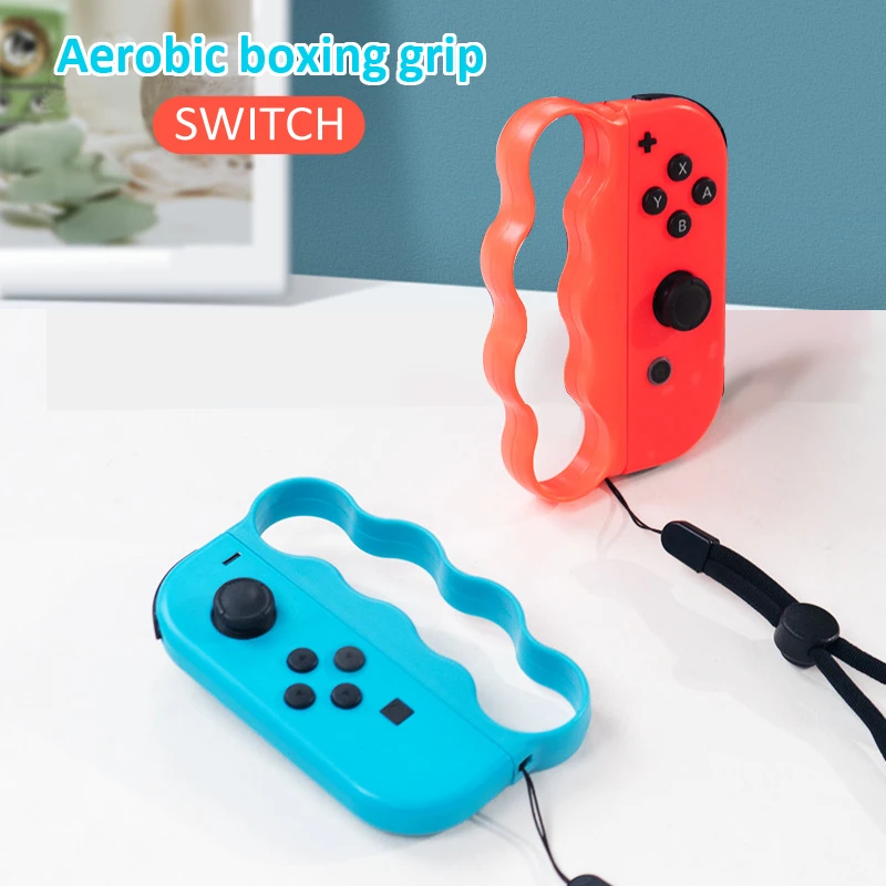 Game Hand Grips With Wrist Straps For Nintendo Switch Oled Joy Con Controller Fitness Boxing Game Accessories