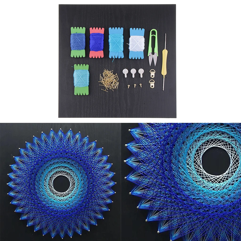 Starter Kit String Art Artigianato Artistico Tutta La Fornitura Necessaria Inclusa String Art Kit