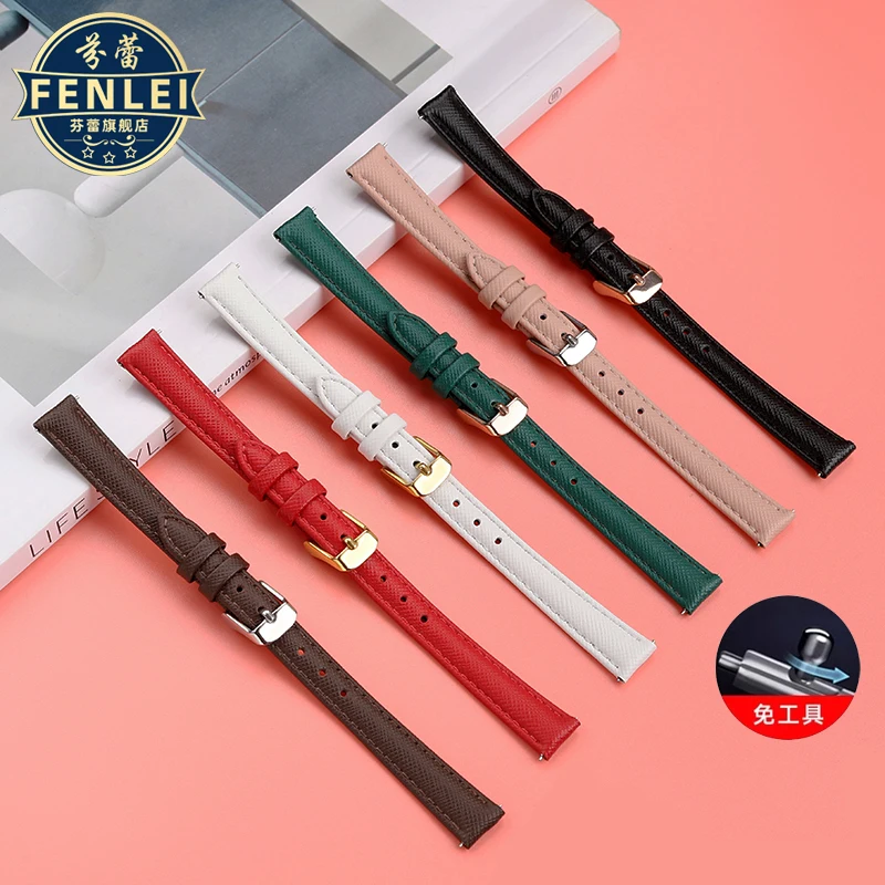 Cinturino In Vera Pelle Per Armani Timex Gucci Fossil Casio Rosemount Fiyta Cinturino Uomo Donna Bracciale 10Mm 12Mm 14Mm 16Mm 18Mm