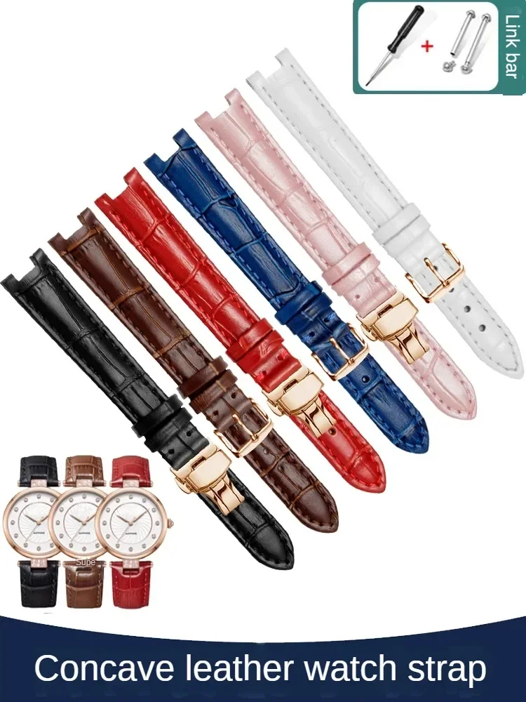 Adattato Al Sostituto Tissot Carrie Little Beauty Rossini Fiyada Heartstring Gucci Coach Lady Cintura Per Orologio In Pelle Dentellata