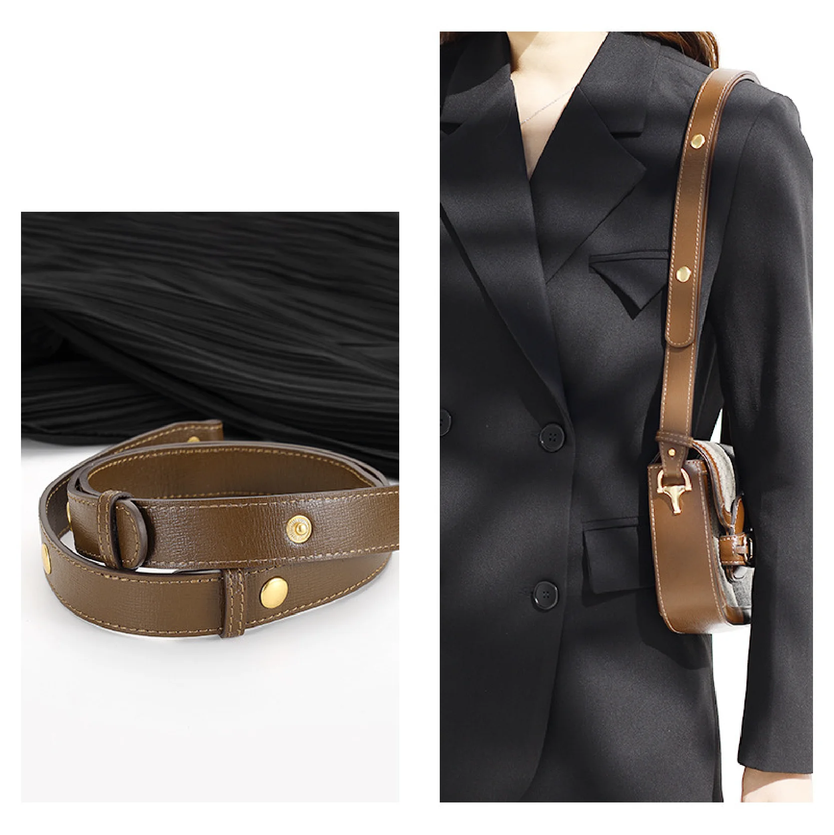 Cinturino In Pelle Bovina Strato Superiore Regolabile Per Gucci 1955 Cinturino Da Sella Sostituzione Della Tracolla Accessori Per Borse Ascellari Fai 
