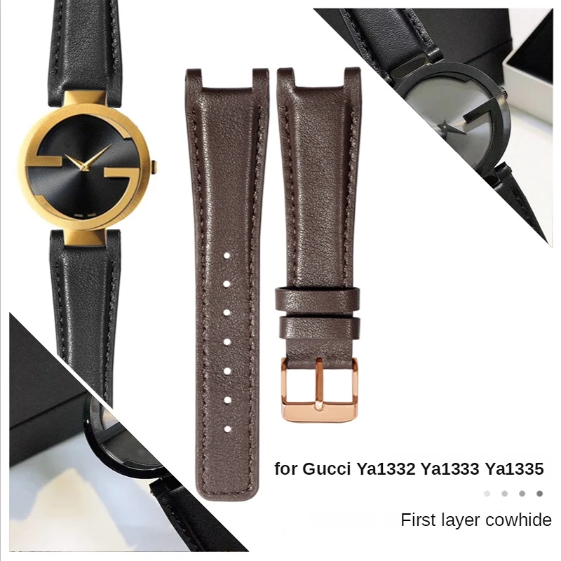 Cinturino Per Orologio In Vera Pelle Uomo Donna Per Orologio Gucci Bracciale Ya1332 1333 1335 Gucci Gc Notch Cinturino Per Orologio In Pelle Di Mucca