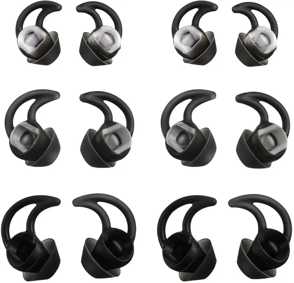 12 Pezzi Per Auricolari Bose Punte Di Ricambio Coperture In Silicone Per Bose Qc30 Silenziato 30 Qc20 Sie2 Ie3 Soundsport Orecchio Wireless
