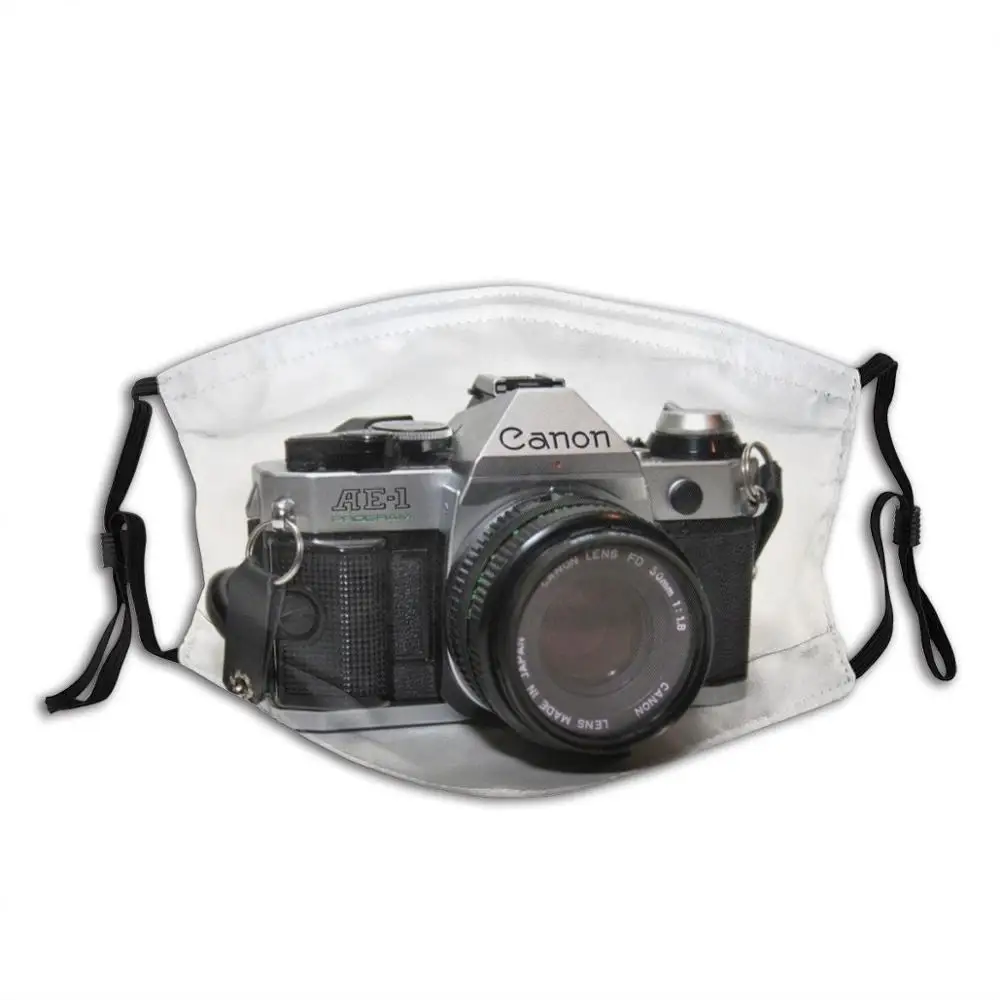 Canon Ae - 1 Programma Divertente Freddo Maschera Di Stoffa Canon Ae 1 Programma Canon Fotocamera A Pellicola 35 Millimetri 35 Millimetri Pellicola Sc