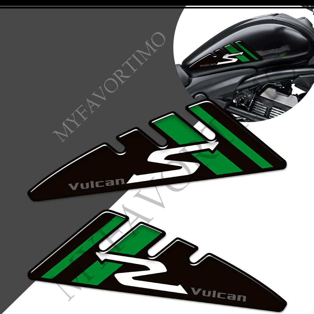 Vn650 Vulcans Moto Per Kawasaki Vulcan-S Vulcan S 650 Tank Pad Adesivi Decalcomanie Gas Fuel Tankpad Protector