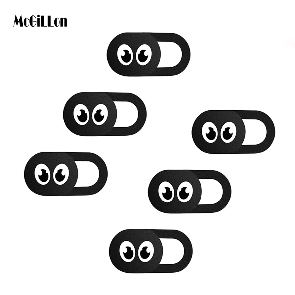 Universal Eye Webcam Cover Otturatore Magnete Slider Cover Per Fotocamera Per Iphone Pc Laptop Telefono Tablet Lenti Web Cam Privacy Sticker