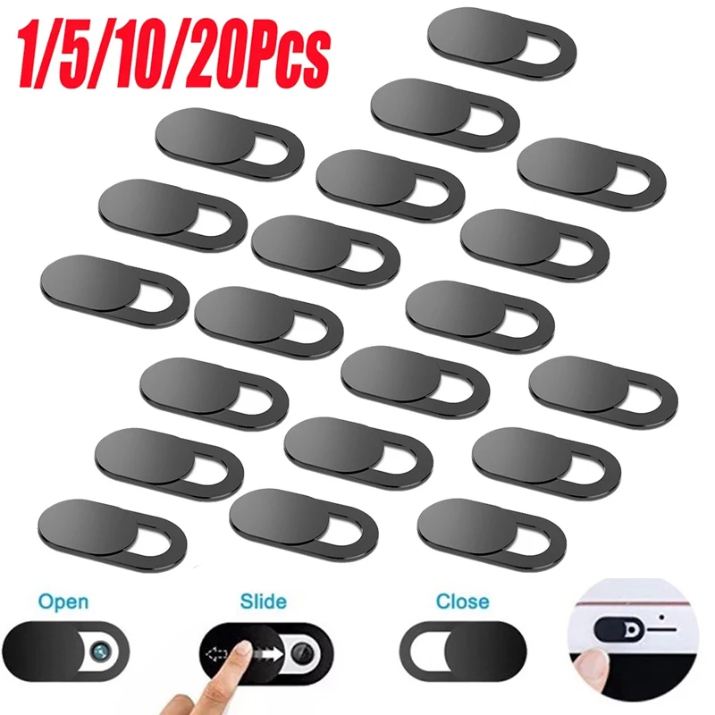 1/5/10/20Pcs Laptop Webcam Cover Webcam Universal Phone Antispy Camera Cover Per Ipad Web Laptop Tablet Lenti Privacy Sticker