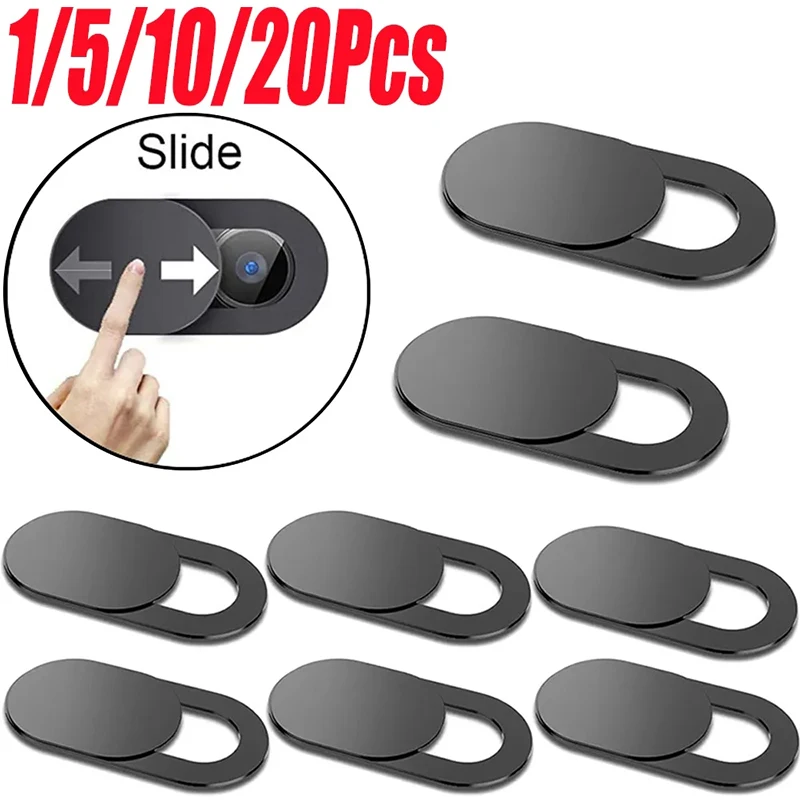 20/10/5/1 Pz Web Camera Cover Shutter Magnet Slider Plastica Per Ipad Tablet Web Laptop Pc Cam Mobile Phone Lense Privacy Sticker