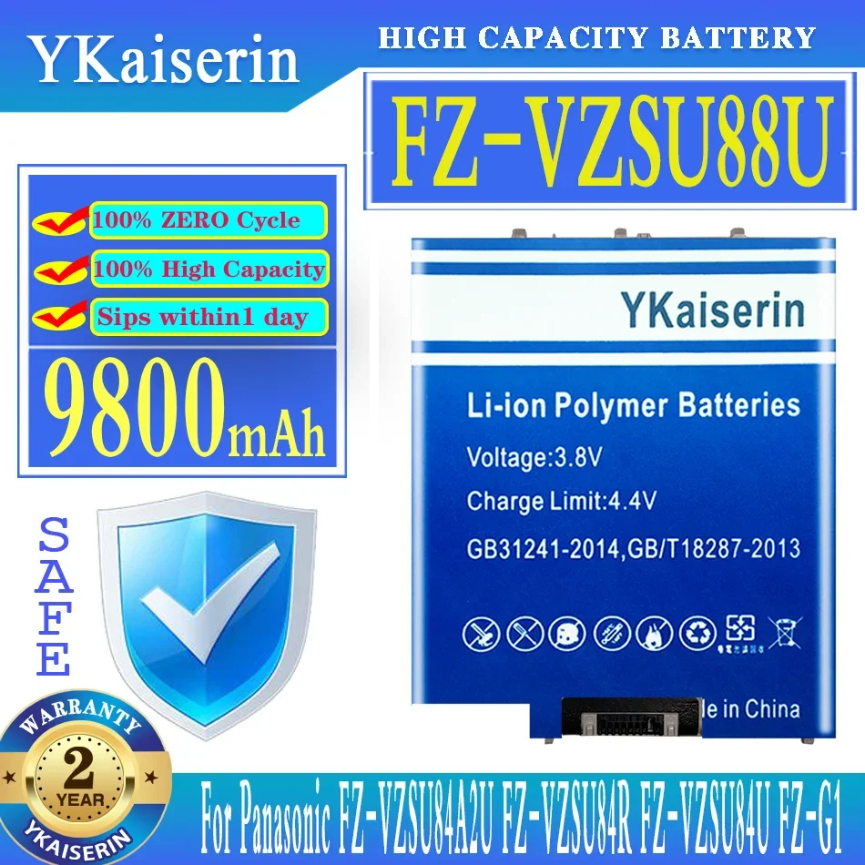 Batteria Ykaiserin Muslimah 9800Mah Per Batterie Per Tablet Panasonic Fz-Vzsu84U Fz-G1 Fz-Vzsu84A2U Fz-Vzsu84R