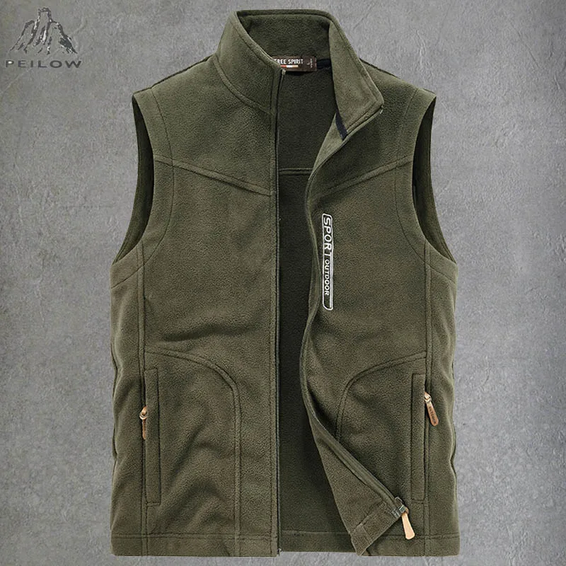Gilet Softshell Tattico Da Uomo Giacca In Pile Senza Maniche Antivento Da Esterno Per Viaggi Escursionismo Corsa Gilet Da Pesca Da Golf Gilet
