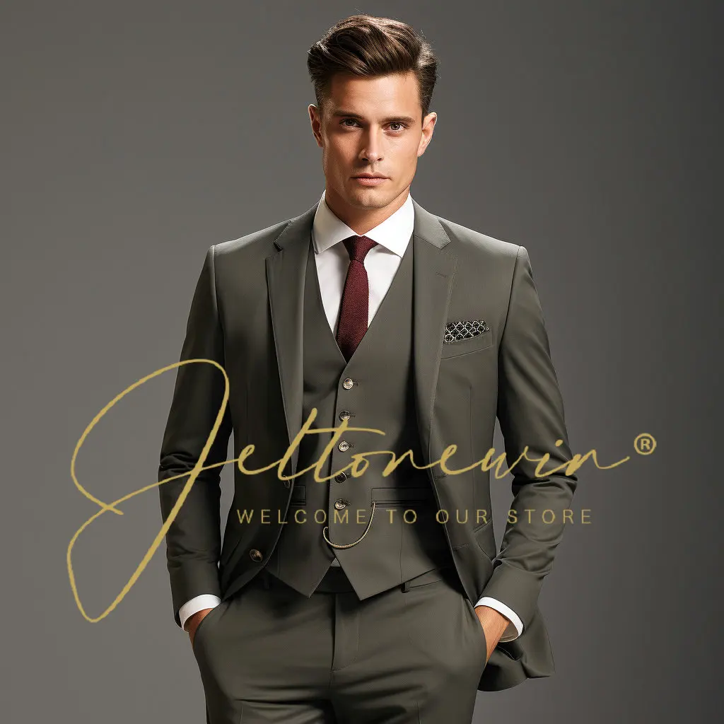 2024 Blazer Da Uomo Colletto Dentellato Giacca Da Uomo Terno Masculinos Completo Abiti Da Uomo Costume Homme Trapstar