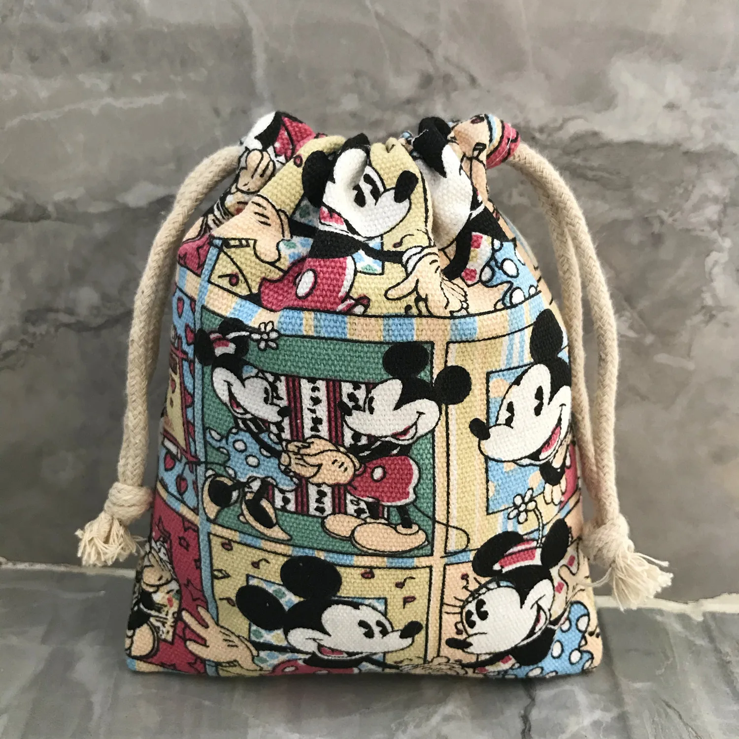 Anime Disney Dolls Storage Bag Cartoon Mickey Mouse Wallet Travel Makeup Bag Decorazione Del Bagno Storage Christmas Coin Bag Gift