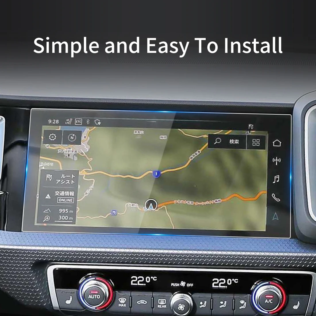 Adesivi Per Auto Proteggi Schermo Per Audi A1 2023 Navigatore Display Pellicola Protettiva In Vetro Temperato Accessori Per Auto Per Veicoli