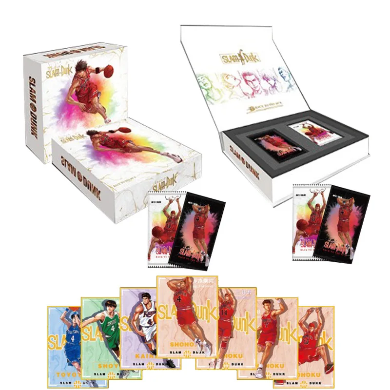Anime Giapponesi Slam Dunk Collection Cards Limited Ssp Skp Star Team Figure Jersey Card Sakuragi Hanamichi Rukawa Kaede Toy Gift