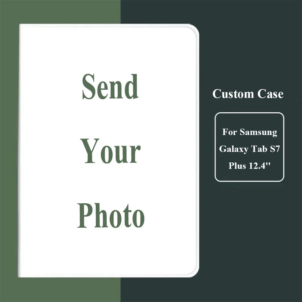 Custodia Personalizzata Per Samsung Galaxy Tab S7 Plus 12.4 ''2020 T970 T975 Funda Cover Samsung Tablet Custodia Personalizzata Antiurto