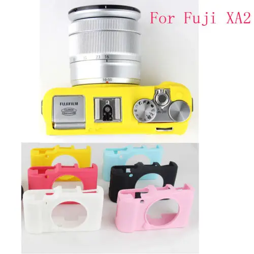 Sacchetto Della Cassa Molle Della Gomma Di Silicone Della Macchina Fotografica Video Custodia In Silicone Per Fuji Fujifilm Xa1 Xm1 Xa2 Xa-1 Xa-2 Xm-1