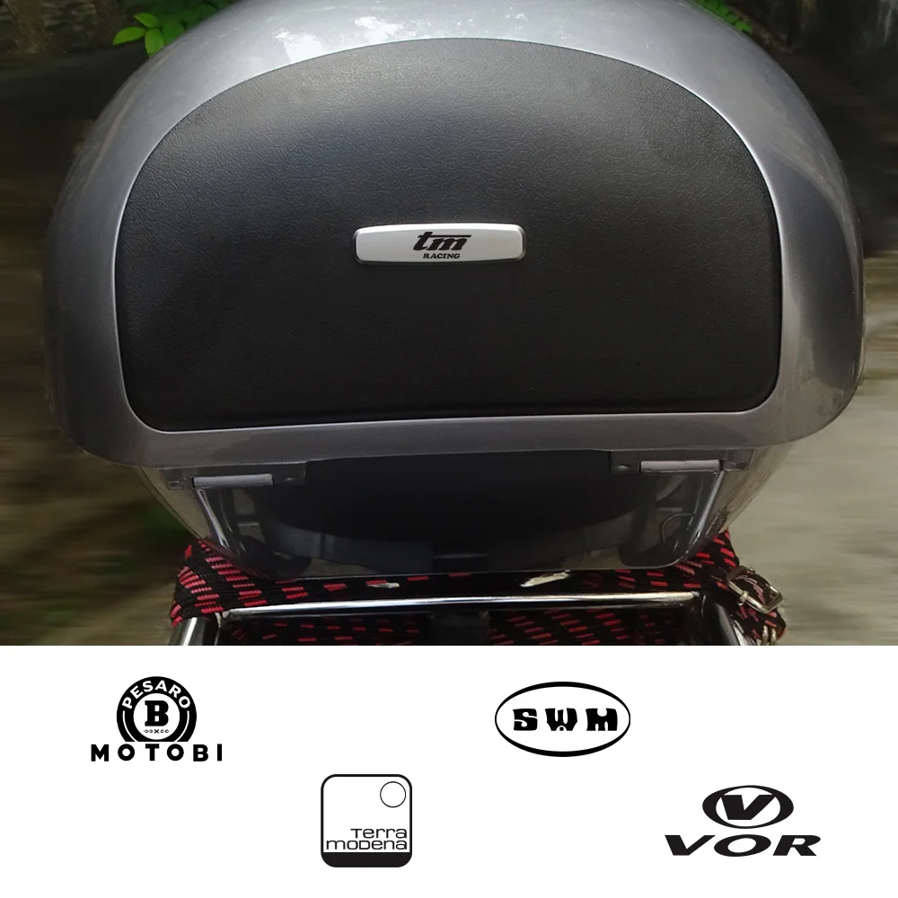 Moto Metal Emblem Scooter 3D Sticker Badge Car Decal Per Motobi Swm Motor Terra Modena Tm Racing Vertemati Vor Motor En Sm