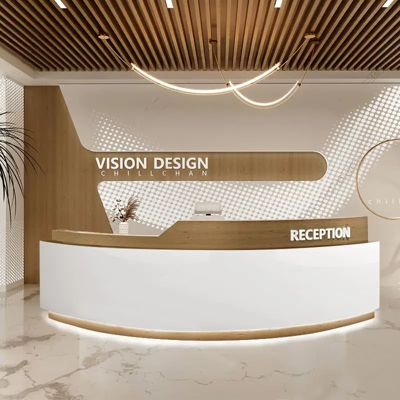 Rostro Reception Beauty Front Gaming Coffee Church Pulpit Wooden Vanity Computer Scvania Per Cameretta Mobili In Legno