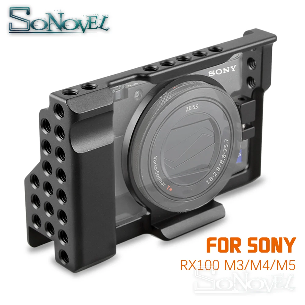In Lega Di Alluminio Rx100 Cage Camera Kit Per Sony Rx100 Iii Iv V Della Macchina Fotografica Stabilizzatore Per Sony Rx100 M3 M4 M5 Telaio Della Macc