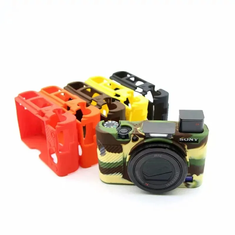 Gomma Di Silicone Cassa Della Macchina Fotografica Del Sacchetto Della Copertura Per Sony Rx100 Iii M3 Rx100M4 Rx100 Iv Rx-100Iv Rx 100M4 Rx-100 M4 Rx