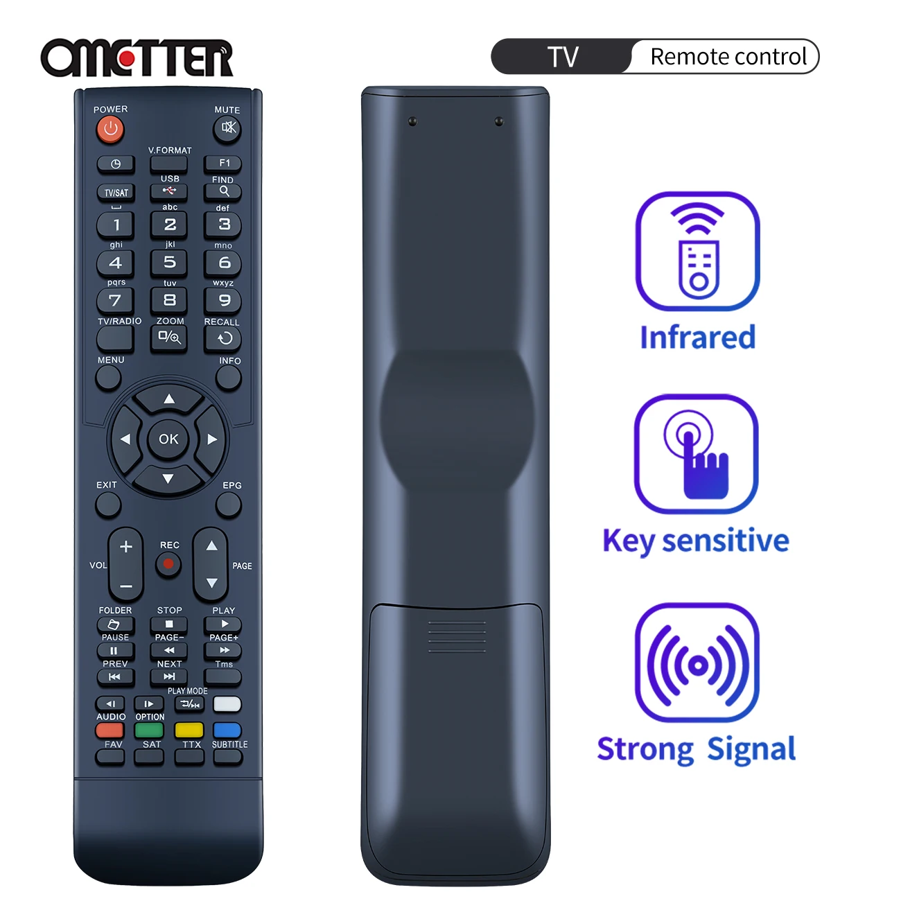 Per Telecomando Amiko Mini Hd 8150 8200 8300 8360 8840 Shd 7900 8000 8110 8140 Sthd 8820,8800, Micro Combo